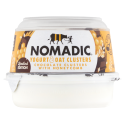 Nomadic Limited Edition Yogurt & Oat Clusters Chocolate Clusters with Honeycomb 169g