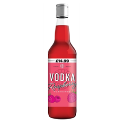 SPAR Imperial Raspberry  Vodka PM Â£14.99 70cl