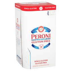 Peroni Nastro Azzurro Gluten Free Lager Beer Bottle 4x330ml