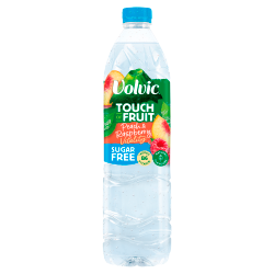 Volvic Touch of Fruit Sugar Free Peach & Raspberry Natural Flavoured Water 1.5L