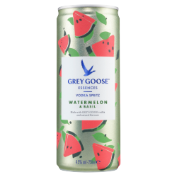 Grey GooseÂ® Essences Watermelon & Basil Vodka Spritz 250ml