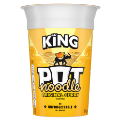 Pot Noodle  King Pot Original Curry 114 g pack of 8