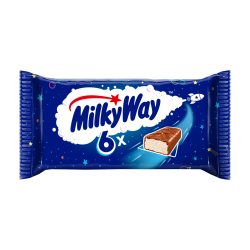 Milky Way Nougat & Milk Chocolate Snack Bars Multipack 6 x 21.5g