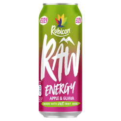 Rubicon Raw Energy Apple & Guava 500ml