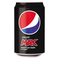 Pepsi Max No Sugar Cola Can 330ml