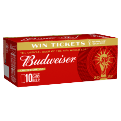 Budweiser Limited Edition Beer 10 x 440ml