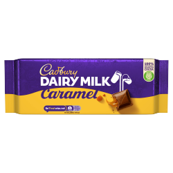 Cadbury Dairy Milk Caramel Chocolate Bar 180g