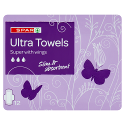 SPAR 12 Ultra Towels Super with Wings