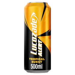 Lucozade Alert Tropical Burst Energy Drink 500ml
