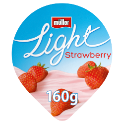 Muller Light Strawberry Fat Free Yogurt 160g