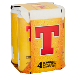 Tennent's Lager 4 x 500ml