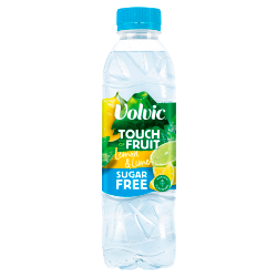 Volvic Touch of Fruit Sugar Free Lemon & Lime Natural Flavoured Water 500ml