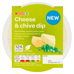 SPAR Cheese & Chive Dip 170g