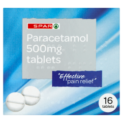 Spar Paracetamol 500mg Tablets 16 Tablets
