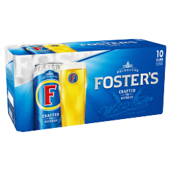 Foster's Quality Lager Beer 10 x 440ml