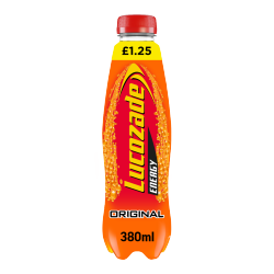 Lucozade Energy  Drink Original 380ml PMP Â£1.25