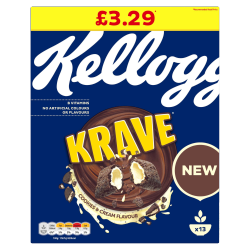 Kellogg's Krave Cookies & Cream Cereal, 410g