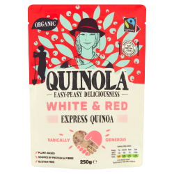 Quinola Organic Fairtrade White & Red Express Quinoa 250g