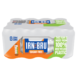 IRN-BRU Sugar Free Soft Drink 12 x 330ml Cans