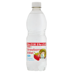 SPAR Strawberry & Kiwi Still Flavoured Spring Water 500ml