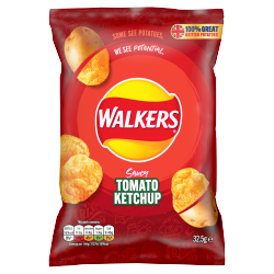 Walkers Tomato Ketchup Crisps 32.5g