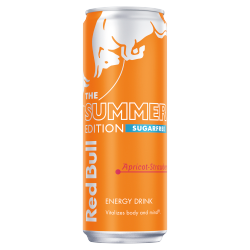 Red Bull the Summer Edition Sugar Free Apricot-Strawberry Energy Drink 355ml