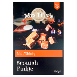 Mrs Tilly's Malt Whisky Scottish Fudge 150g