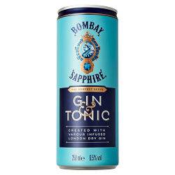 Bombay Sapphire Gin & Tonic 250ml