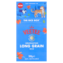 Veetee The Rice Box Uruguayan Long Grain Rice 500g