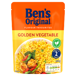 Bens Original Golden Vegetable Microwave Rice 250g