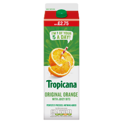 Tropicana Original Orange with Juicy Bits 850ml