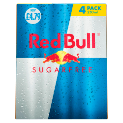 Red Bull Sugarfree 4 x 250ml