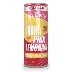 Glens Vodka & Pink Lemonade